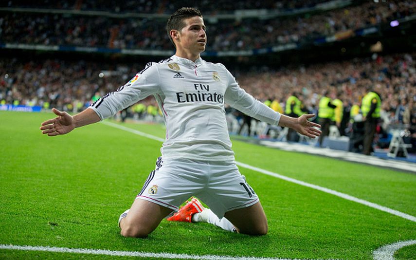 James no estará disponible durante tres semanas con el Real Madrid. (ARCHIVO)