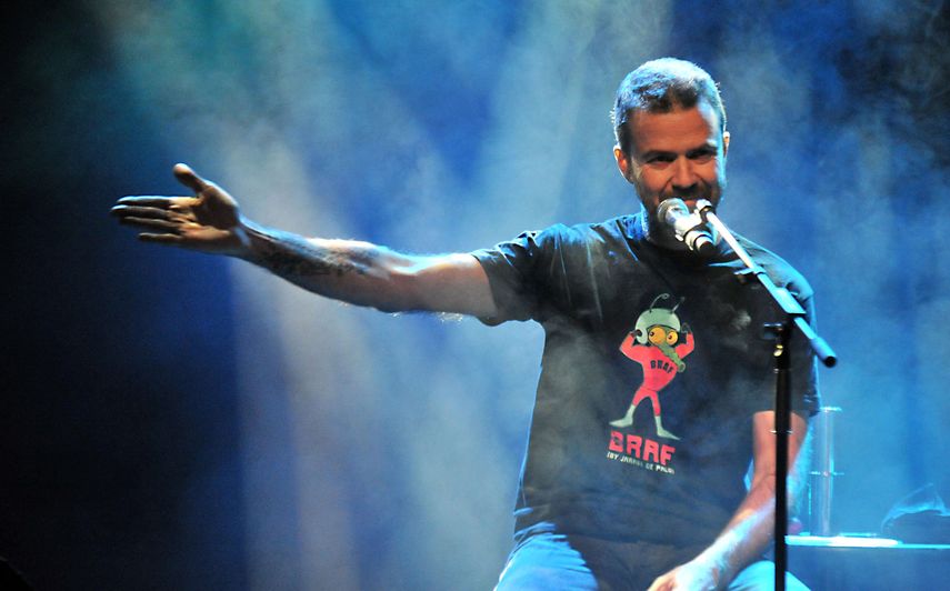 El m&uacute;sico espa&ntilde;ol Pau Don&eacute;s, vocalista de Jarabe de Palo.&nbsp;
