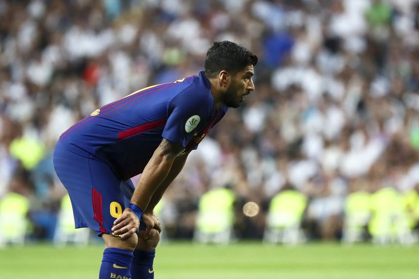 Suárez se perdería al menos las tres primeras jornadas de la Liga de España.&nbsp;