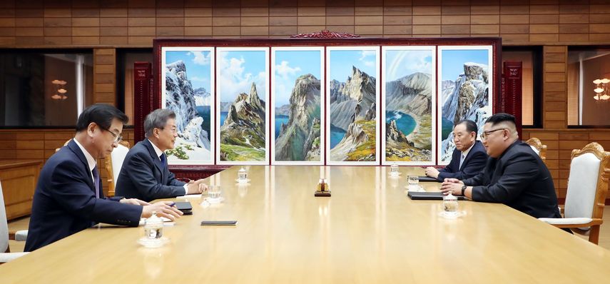 En apenas un mes, los líderes de ambas Coreas han reunido dos veces, algo impensable hasta hace poco para dos países técnicamente en guerra.&nbsp;