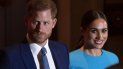 En esta foto de archivo tomada el 5 de marzo de 2020, Harry y Meghan, duquesa de Sussex, se van después de asistir a los premios Endeavour Fund Awards en Mansion House en Londres. En esta foto de archivo tomada el 5 de marzo de 2020, Harry y Meghan, duquesa de Sussex, se van después de asistir a los premios Endeavour Fund Awards en Mansion House en Londres.