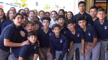 Estudiantes de secundaria en Miami.
