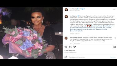 Kasia Gallanio, exprincesa de Qatar en Marbella.