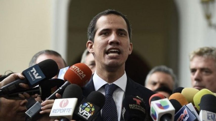 El presidente encargado de Venezuela, Juan Guaidó