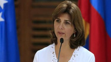 María Ángela Holguín, canciller de Colombia.