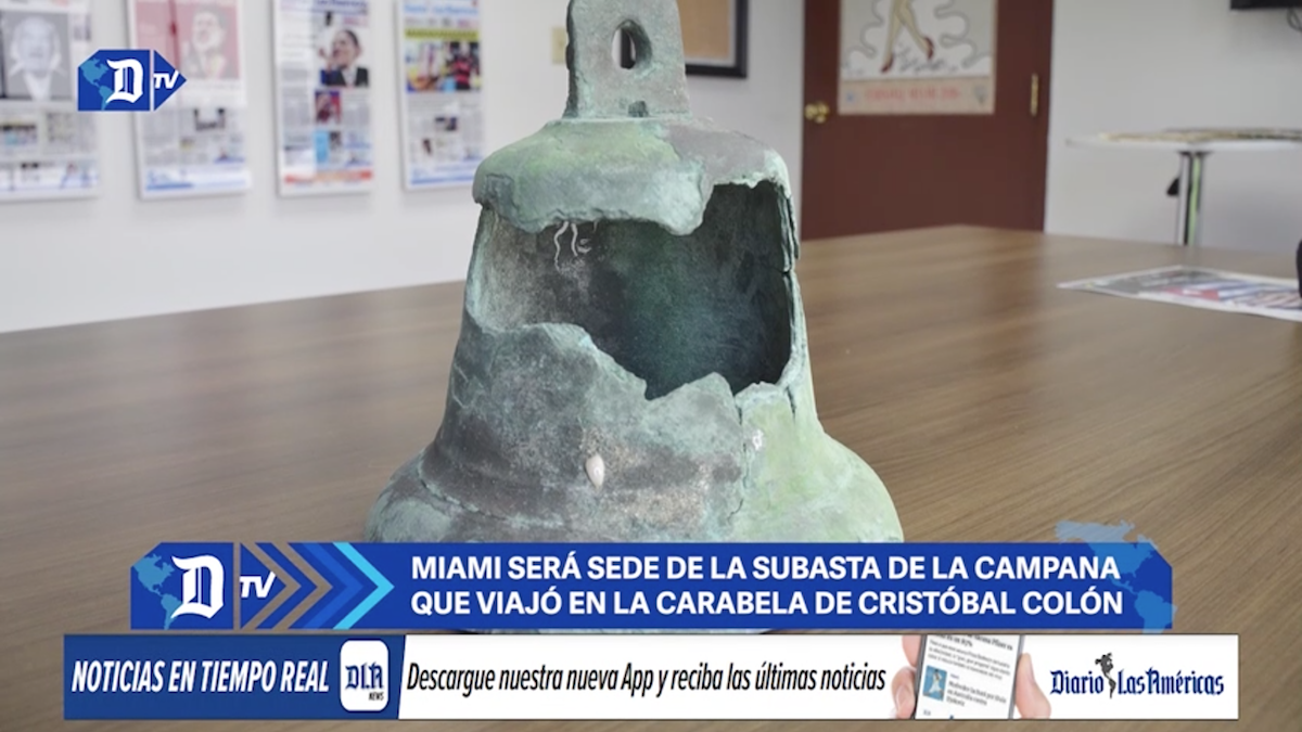 miami sera sede de la subasta de la campana que viajo en la carabela de cristobal colon miami sera sede de la subasta de la campana que viajo en la carabela de cristobal colon