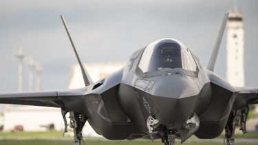 Un avión caza F-35 de la Fuerza Aérea de Estados Unidos.