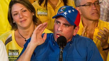 Henrique Capriles, líder opositor venezolano.