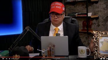 El opositor cubano Manuel Milanés en una transmisión de su canal de YouTube.&nbsp;