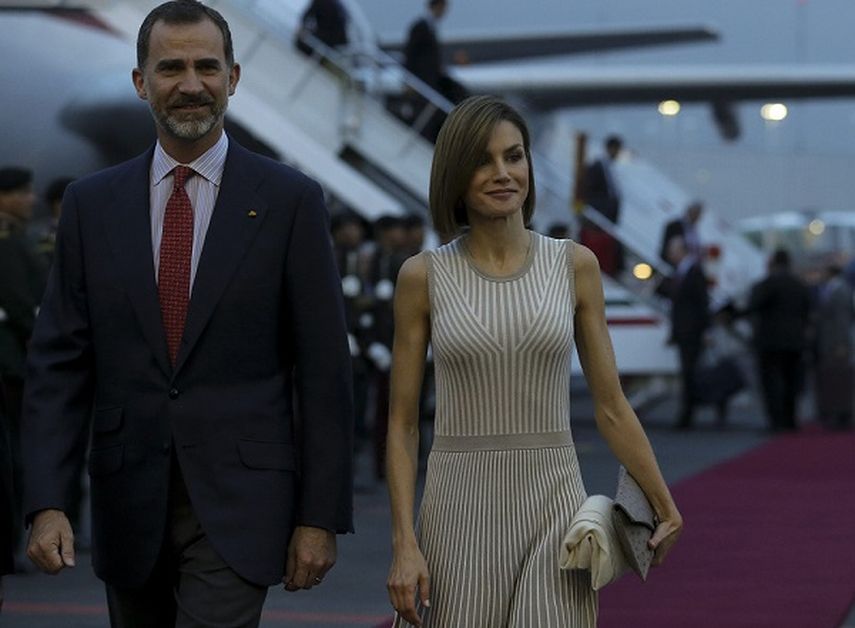 El rey Felipe junto a la reina Letizia. (EFE)