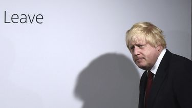 Foto de archivo, 24 de junio de 2016, de Boris Johnson durante la campaña por el Brexit en Londres.&nbsp;()