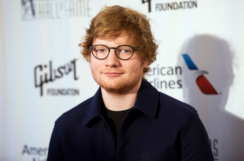 El cantante Ed Sheeran.