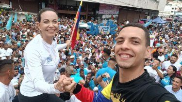 El periodista Gabriel González, del equipo de María Corina Machado, fue uno de los detenidos el lunes 17 de junio.