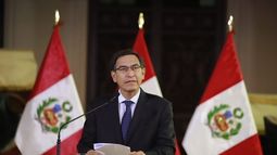 El presidente peruano, Martín Vizcarra.