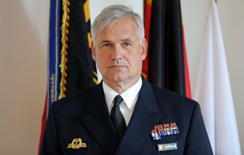 El comandante de la Armada alemana, Kay-Achim Schoenbach.