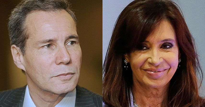 El fiscal asesinado Alberto Nisman y la expresidenta Cristina Fernández (CORTESÍA. guioteca.com)