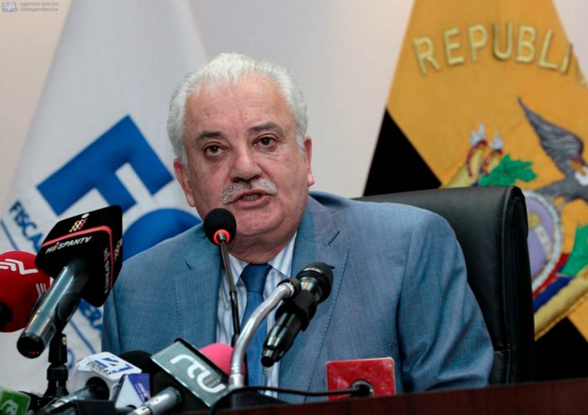 Por trabajo de Fiscalía logramos que se retengan cerca de 4 millones de dólares a Alex B. en 2 bancos de Panamá, informó el fiscal general de Ecuador Galo Chiriboga