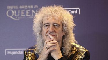 En esta fotograf&iacute;a del 16 de enero de 2020 Brian May de Queen, asiste a una conferencia de prensa previa a la Gira Rhapsody en un hotel en Se&uacute;l.&nbsp;