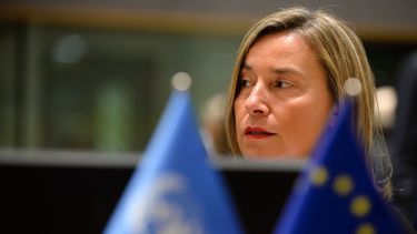 Federica Mogherini, jefa de la diplomacia europea.