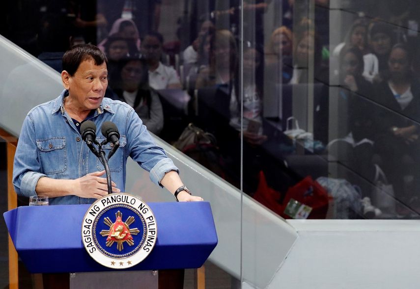 El presidente filipino Rodrigo&nbsp;Duterte.