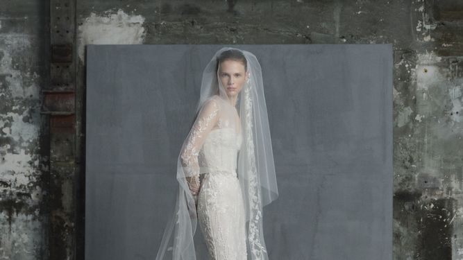 Colección Novias primavera-verano 2026, diseñador libanés Elie Saab.