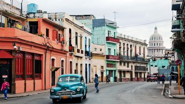 Una calle de La Habana, Cuba. 