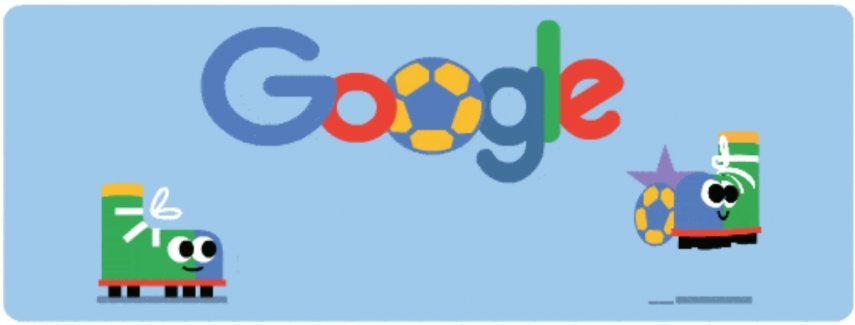 Doodle conmemorativo de Google por el inicio de la Copa Mundial Femenino de la FIFA en Nueva Zelanda y Australia 2023