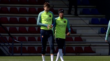 el barcelona saborea la remontada con una sesion de recuperacion