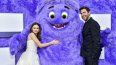 Cailey Fleming (i) y John Krasinski en la premiere de “IF” en Nueva York el 13 de mayo de 2024.
