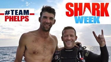 phelps compitio contra un tiburon blanco, ¿quien gano?