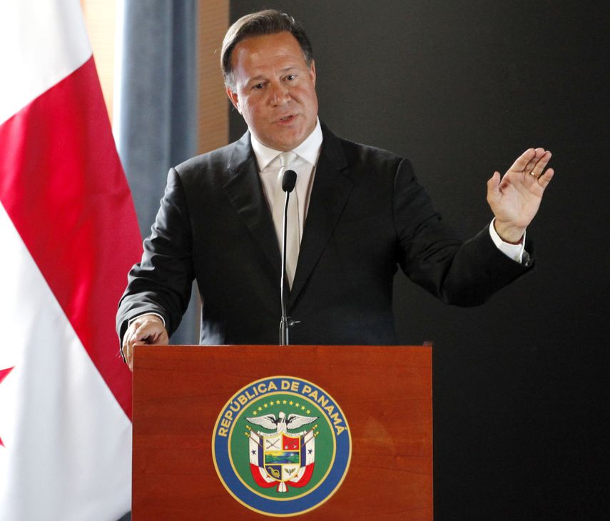 &nbsp;El presidente de&nbsp;Panamá, Juan Carlos Varela.