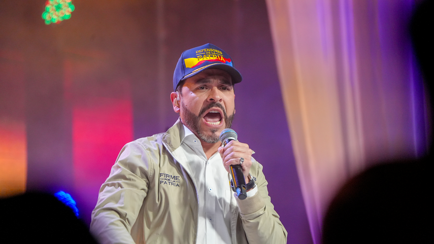 El candidato presidencial colombiano Abelardo de la Espriella.