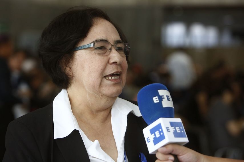 Azahalea Solís, del Movimiento Autónomo de Mujeres (MAM) de Nicaragua