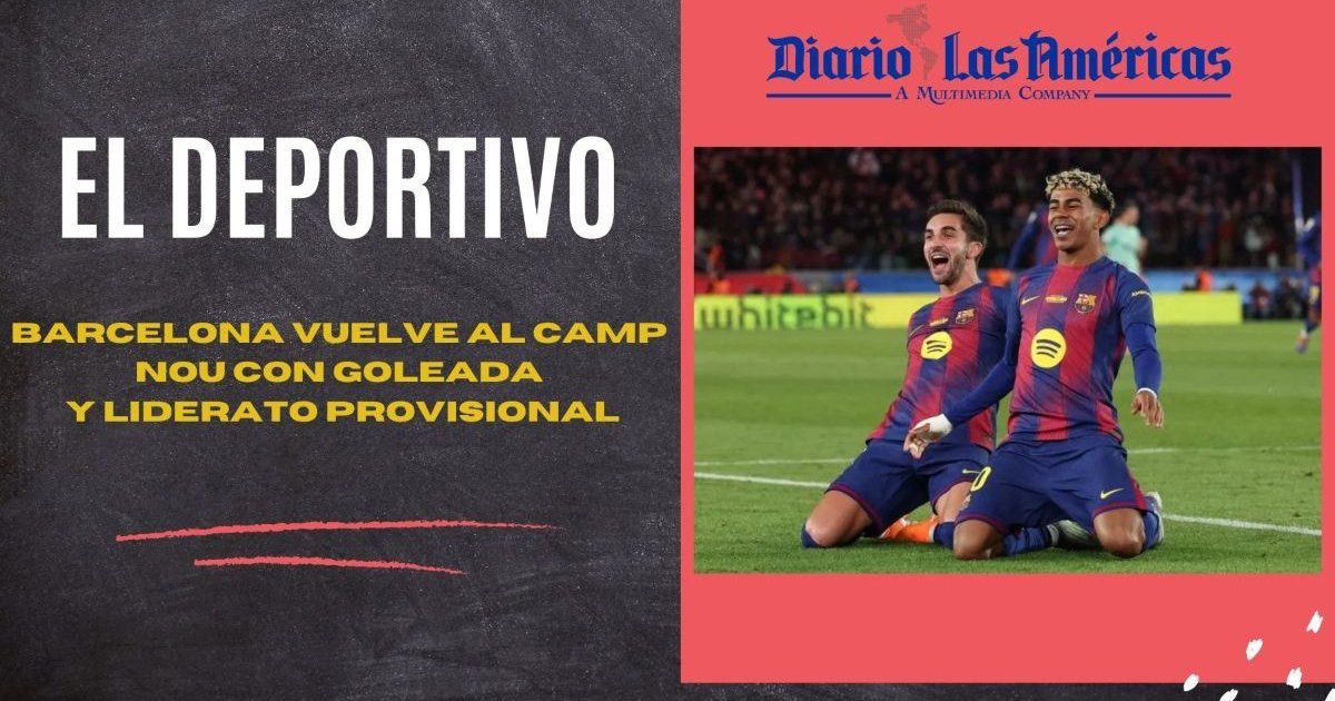 El Deportivo: Barcelona golea en su regreso al Camp Nou, equipo de Messi y Suárez asciende y Verstappen gana en Las Vegas