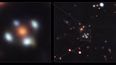 Imagen de la Cruz de Einstein tomada por el VLT.