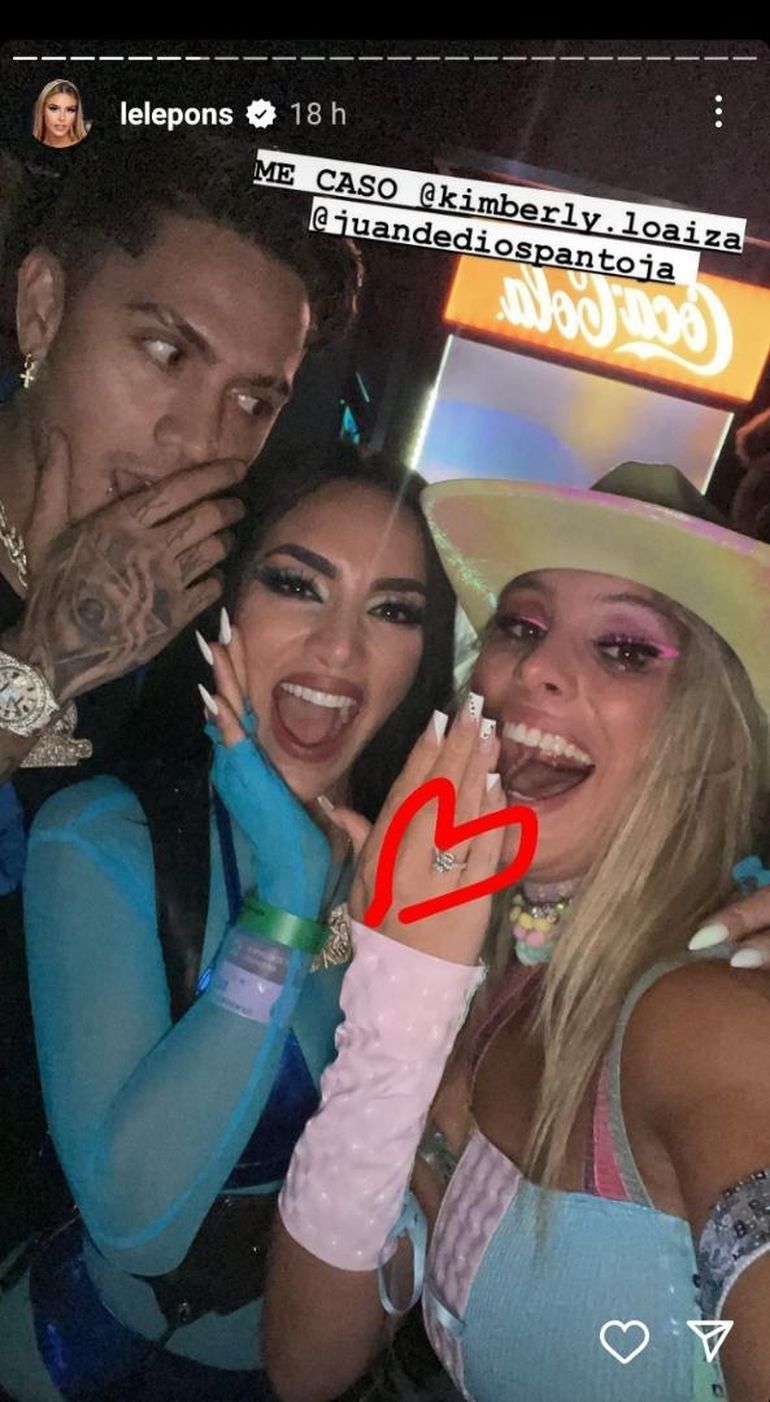 Guaynaa le pide matrimonio a Lele Pons en Tomorrowland 2022.