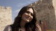 La mexicana Andrea Meza, actual Miss Universo, durante una entrevista antes de una visita a la ciudad antigua de Jerusalén, el 17 de noviembre de 2021.&nbsp;