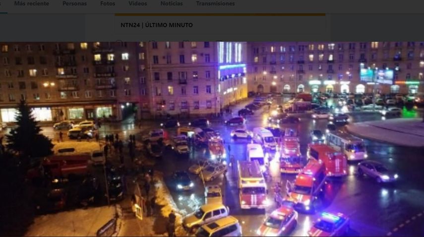 La explosión tuvo lugar en la consigna de un supermercado de la cadena Perekriostok, lo que obligó a cerrar el negocio y evacuar a varias decenas de personas, entre empleados y clientes.