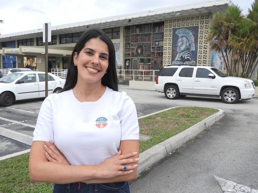 Gelien Pérez gana su escaño en el concejo de Hialeah.&nbsp;