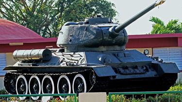 Imagen referencial de un tanque de guerra en Cuba.&nbsp;