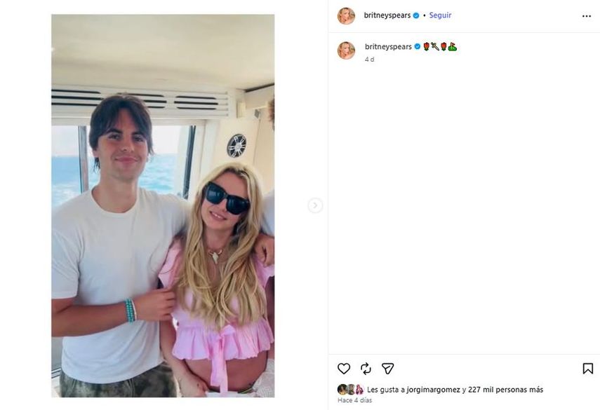 Britney Spears y su hijo mayor Sean Preston Federline.&nbsp;