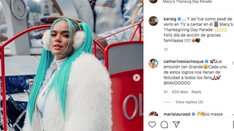 Karol G Cumple Un Sueno Mas Cantar En El Desfile De Macys
