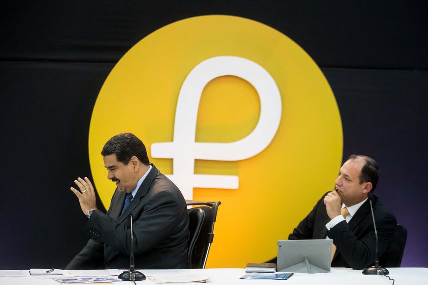 Maduro anunció la activación de la criptomoneda petro el 20 de febrero.