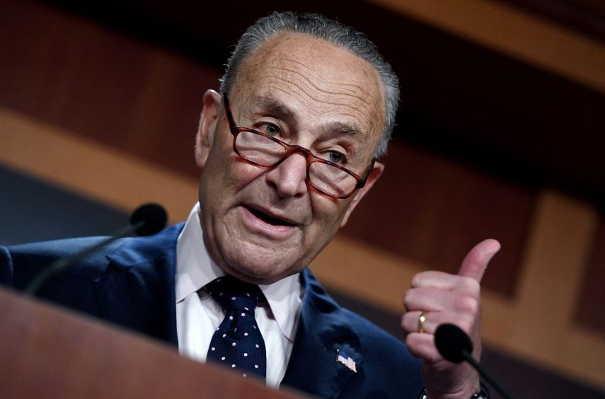 El líder demócrata en el Senado Chuck Schumer.