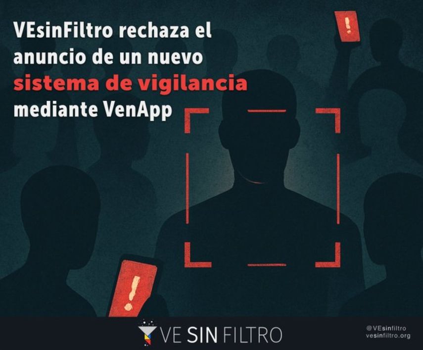La aplicación anunciada por Nicolás Maduro incluye en el desarrollo y gestión a cuerpos armados y milicianos. Esto implicaría la creación de un sistema de reportes y denuncias entre ciudadanos, coordinado por instancias militares, denunció la ONG VEsinFiltros