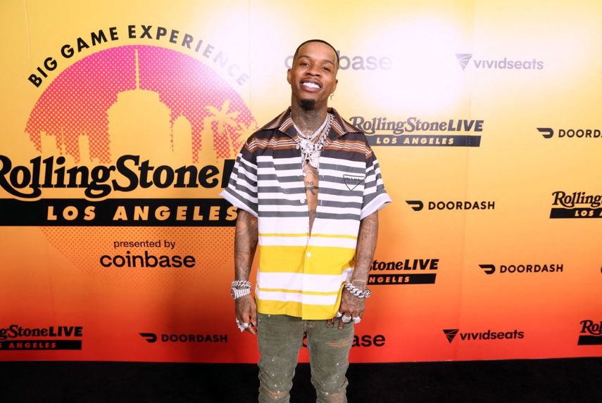 Tory Lanez asiste a la Rolling Stone Live Big Game Experience en Academy LA el 12 de febrero de 2022 en Los Ángeles, California.&nbsp;