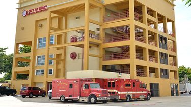 Escuela de entrenamiento de bomberos, en cuya locación estuvo ubicado el incinerador de basura de West Grove. (Crédito Giselle Santalucci)