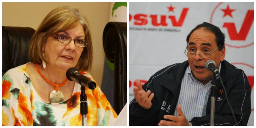 Ana Elisa Osorio y Héctor Navarro se desempeñaron como ministros durante el Gobierno de Hugo Chávez (1999-2013). (Archivo) 