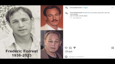 El actor Frederic Forrest.