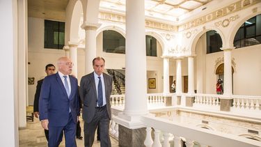 Cancilleres de Paraguay y Brasil reunidos en Asunción el 27MAR17.&nbsp;